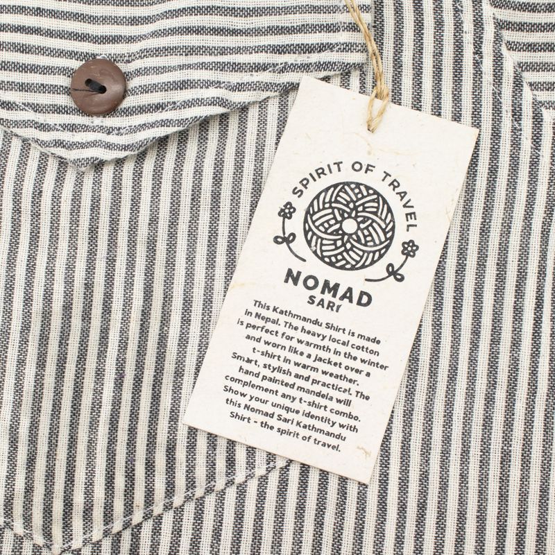Nomad Sari Сорочка "Grandad" M - Сірий Камінь