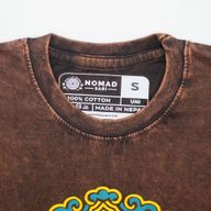 Варена Футболка S - Сонце та Зодіак - Коричнева