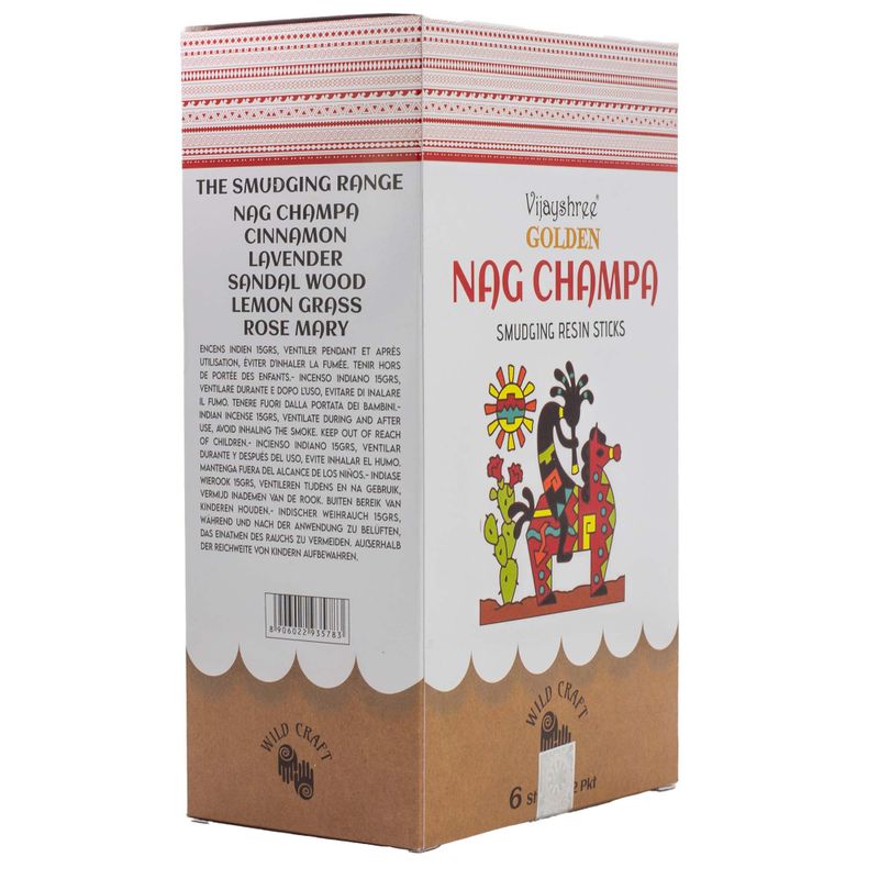 Golden - Смоляні Палички для Обкурювання 30 г - Nag Champa
