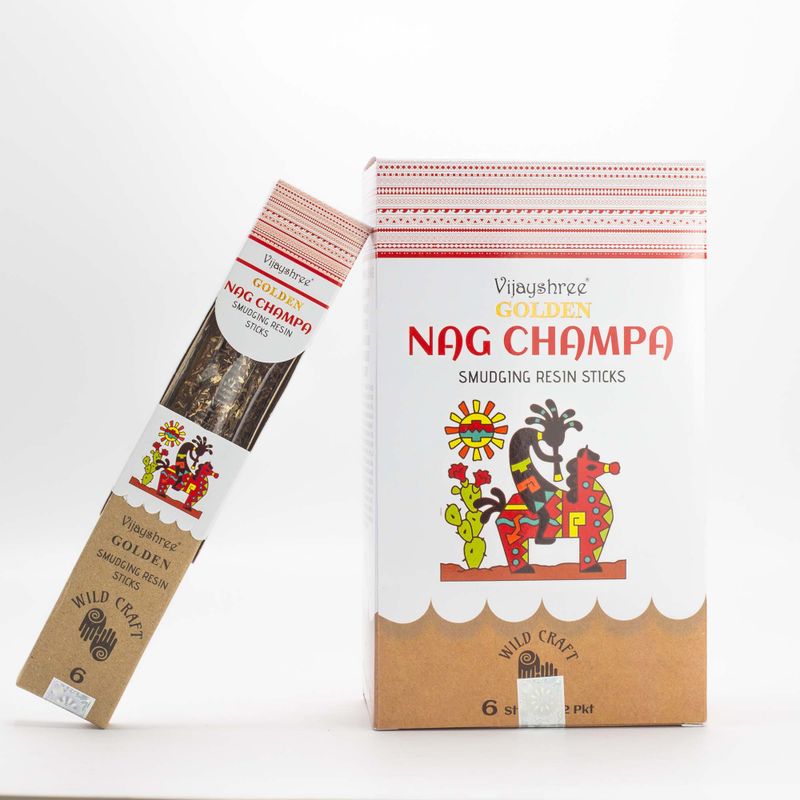 Golden - Смоляні Палички для Обкурювання 30 г - Nag Champa