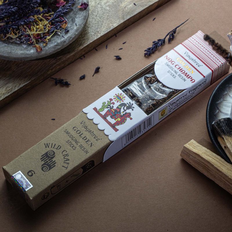 Golden - Смоляні Палички для Обкурювання 30 г - Nag Champa