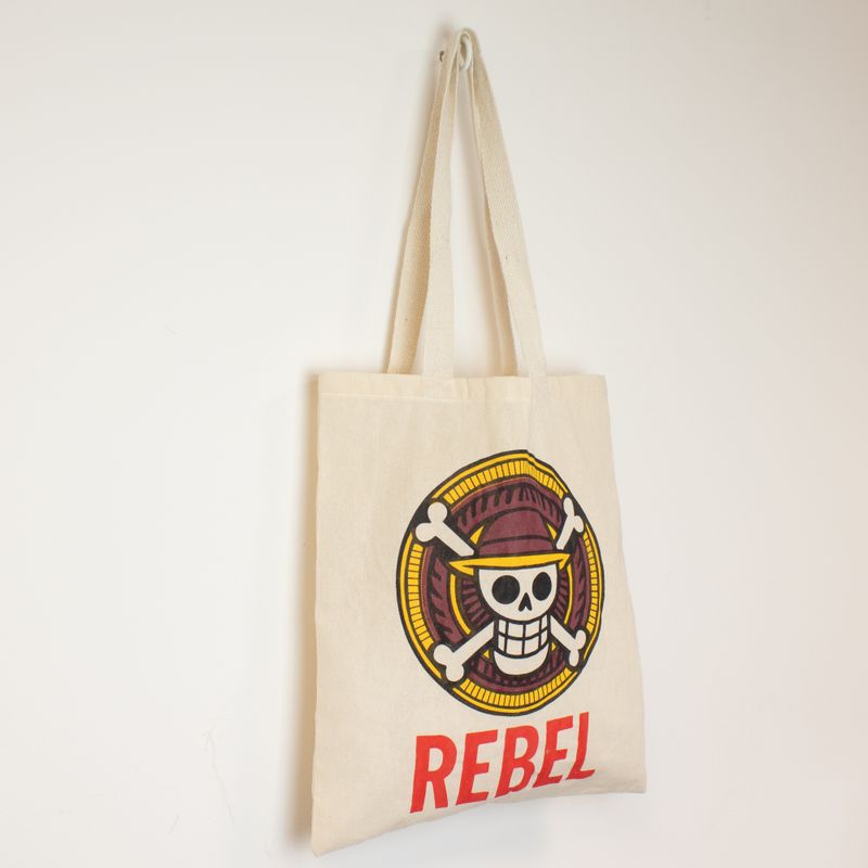 Культова Базова Сумка-тоут Натурального Кольору (40x36 см), 4 oz - REBEL