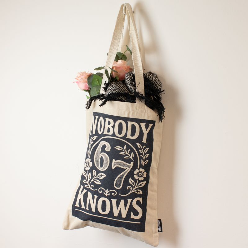 Культова Сумка-тоут Натурального Кольору (41х31 см), 10 oz - Nobody Knows 67