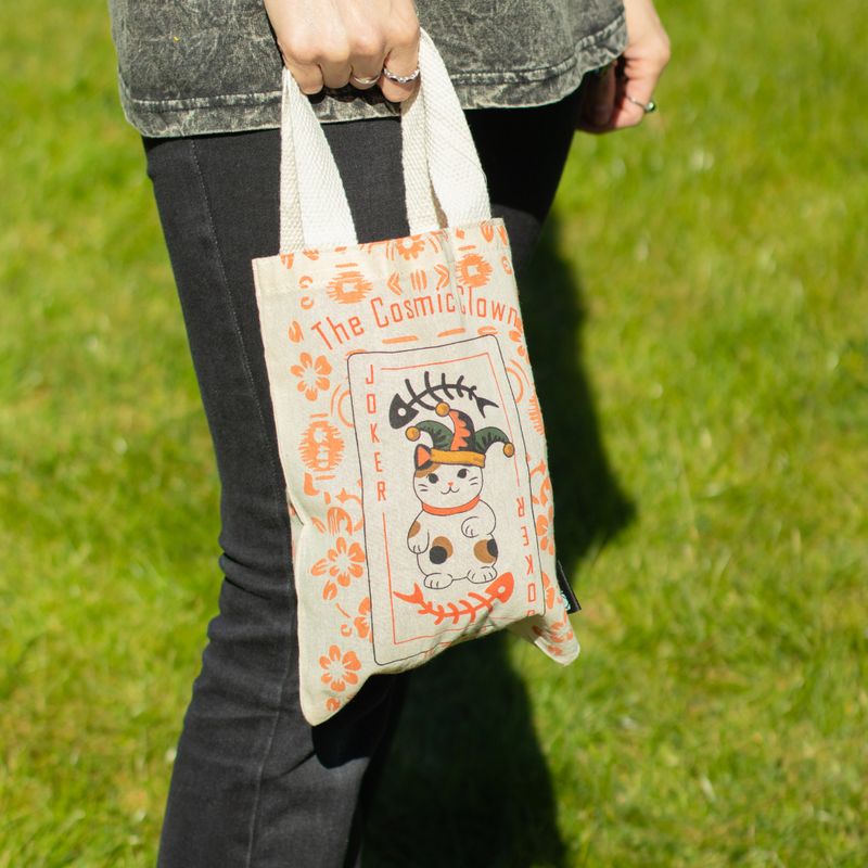Культова Подарункова Сумка Міні-тоут (24x18 см), 4 oz - Манекі Неко (4 дизайни)