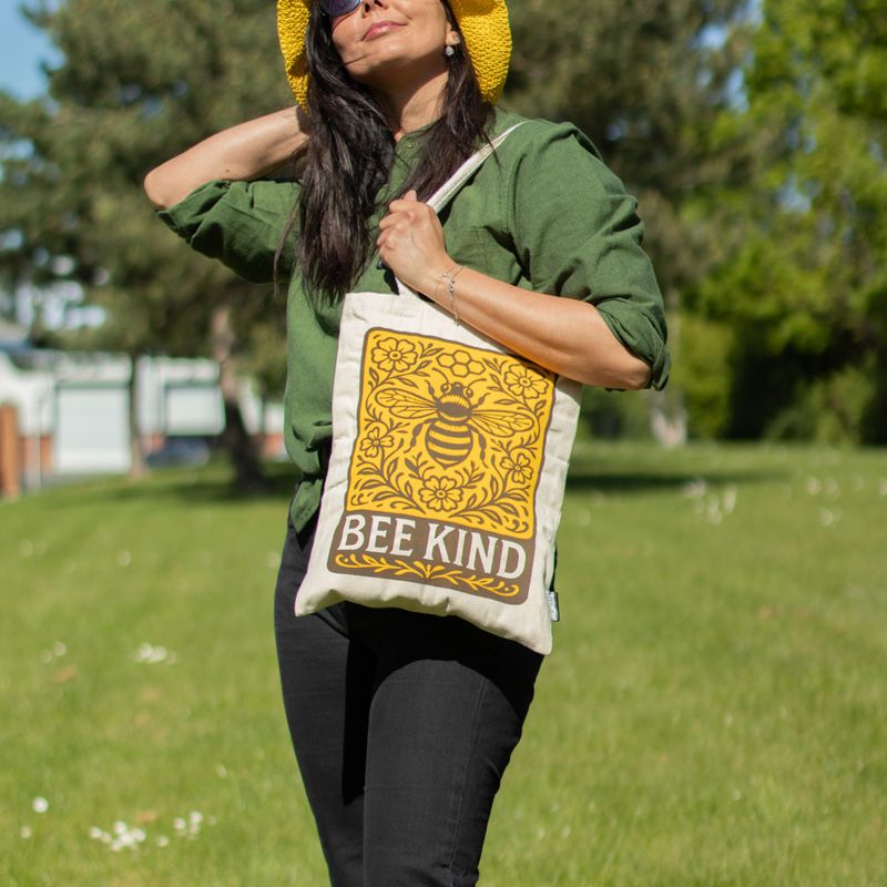 Культова Сумка-тоут Натурального Кольору (41х31 см), 10 oz - Bee Kind