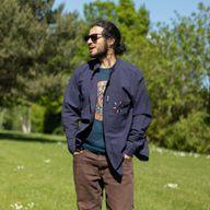 Nomad Sari Сорочка "Катманду" M - Індиго