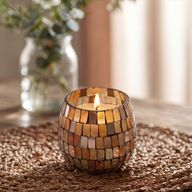 Мала Свічка у Cкляному Глечику - Amber Mosaic
