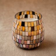 Середня Свічка у Cкляному Глечику - Amber Mosaic