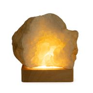 Дерев'яна LED-підставка з USB Квадратна 8 см - Холодне/Тепле/Денне Світло