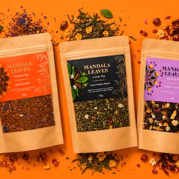 Листовий чай Mandala Leaves у паперових пакетах
