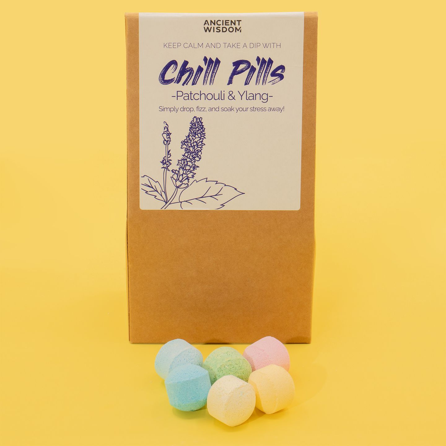 Подарункові пакунки Chill Pills 350 г - міні-бомбочки для ванн