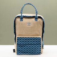 Large Kathmandu Rucksack - Dhaka Design (39x28x13cm)