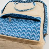 Large Kathmandu Rucksack - Dhaka Design (39x28x13cm)