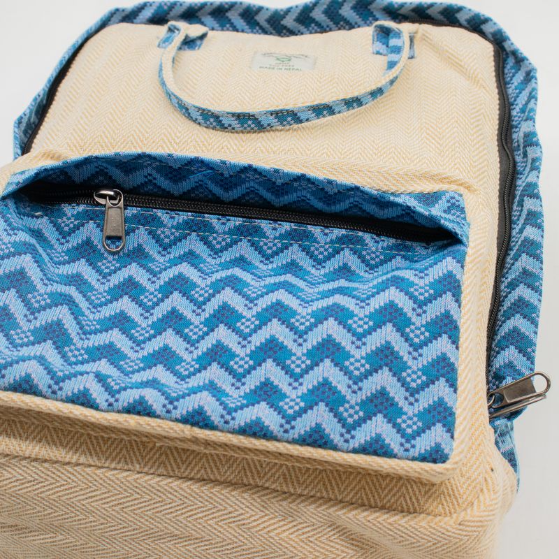 Large Kathmandu Rucksack - Dhaka Design (39x28x13cm)