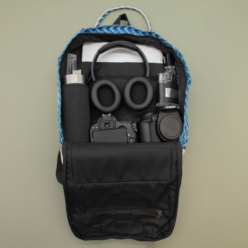 Large Kathmandu Rucksack - Dhaka Design (39x28x13cm)