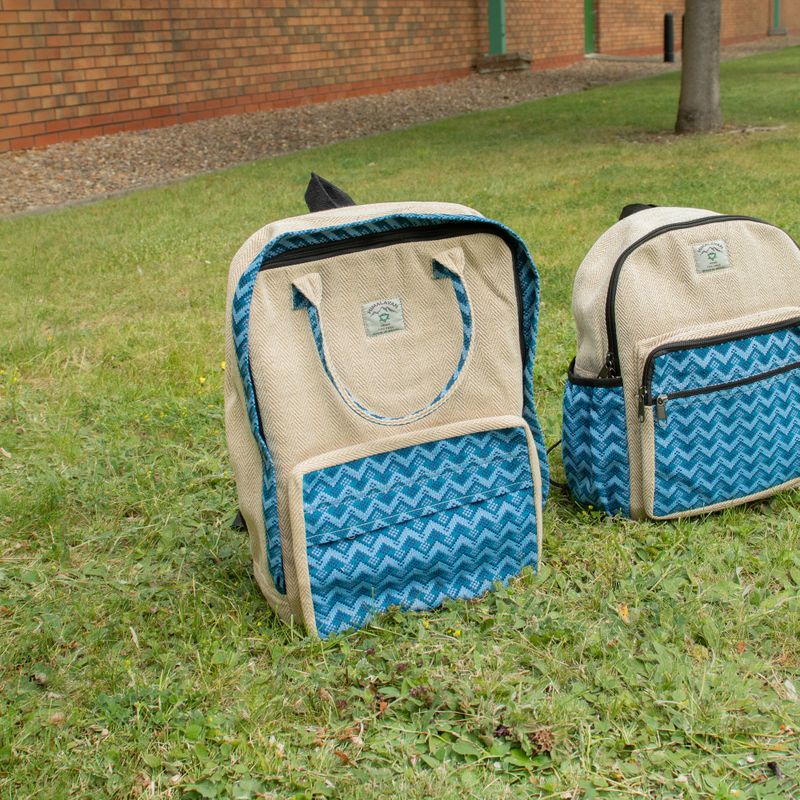 Large Kathmandu Rucksack - Dhaka Design (39x28x13cm)