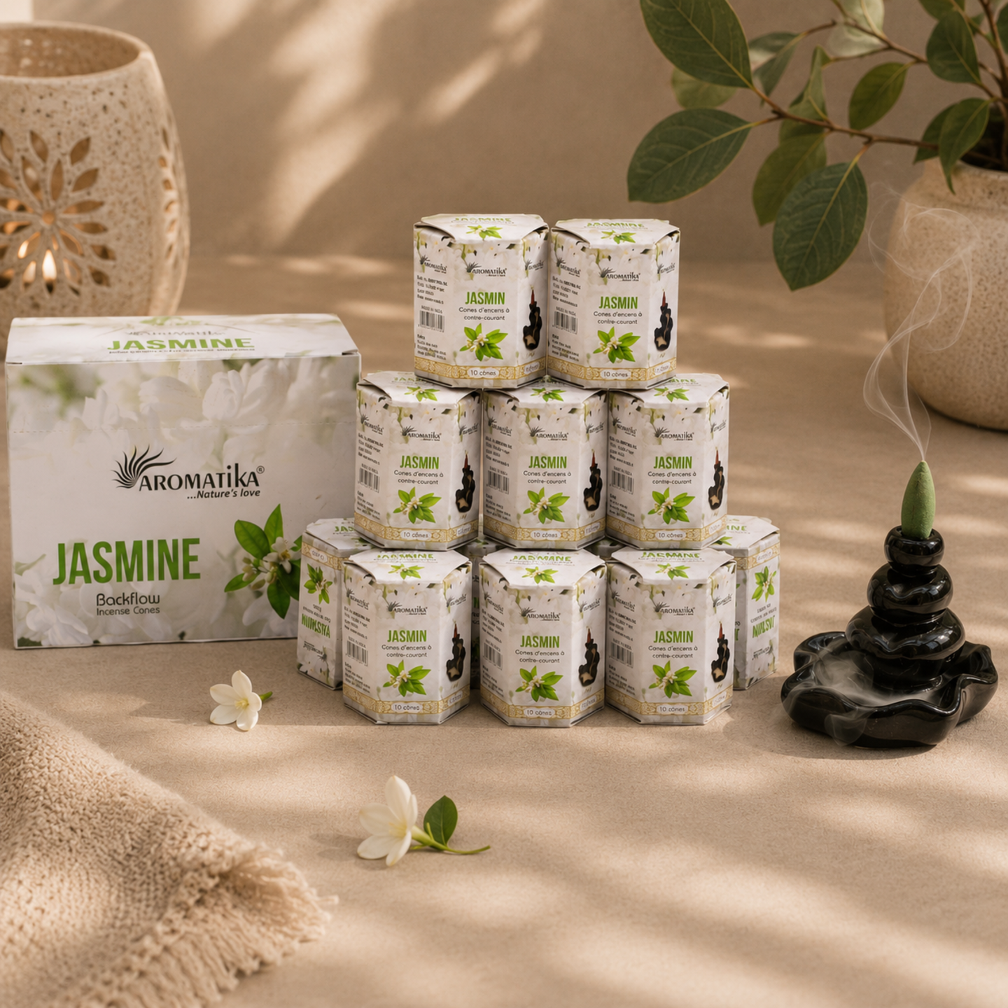 Aromatika - конуси з ефектом зворотного потоку у шестикутних коробках