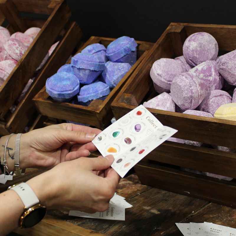 Gemstone Bath Bombs Стартовий набір - Коричневі коробки