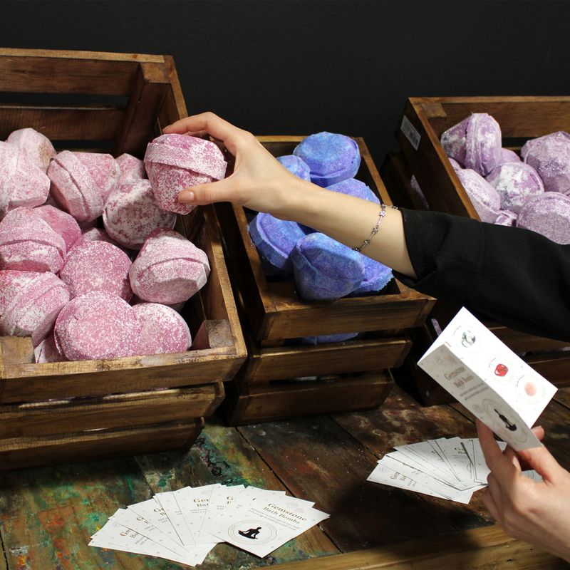 Gemstone Bath Bombs Стартовий набір - Коричневі коробки