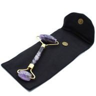 Gemstone Facial Roller – Amethyst with Pouch