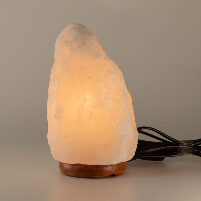 Лампа з гімалайської солі Crystal Rock - та підставка приблизно 2-3 кг