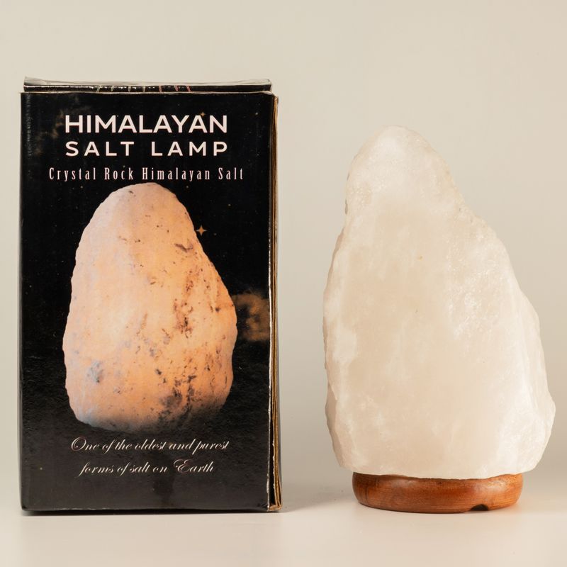 Лампа з гімалайської солі Crystal Rock - та підставка приблизно 2-3 кг