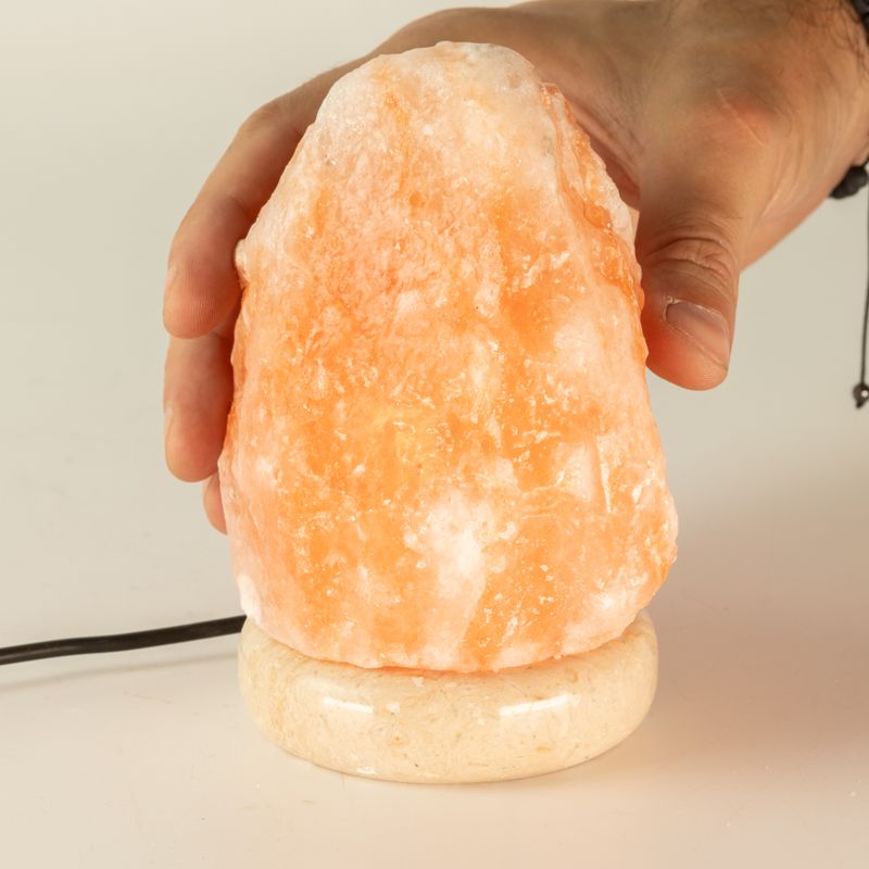 Якісна USB-натуральна соляна лампа - 11,5 см (мульті)
