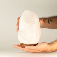 Соляна лампа Crystal Rock з гімалайської солі - приблизно 1,5–2 кг