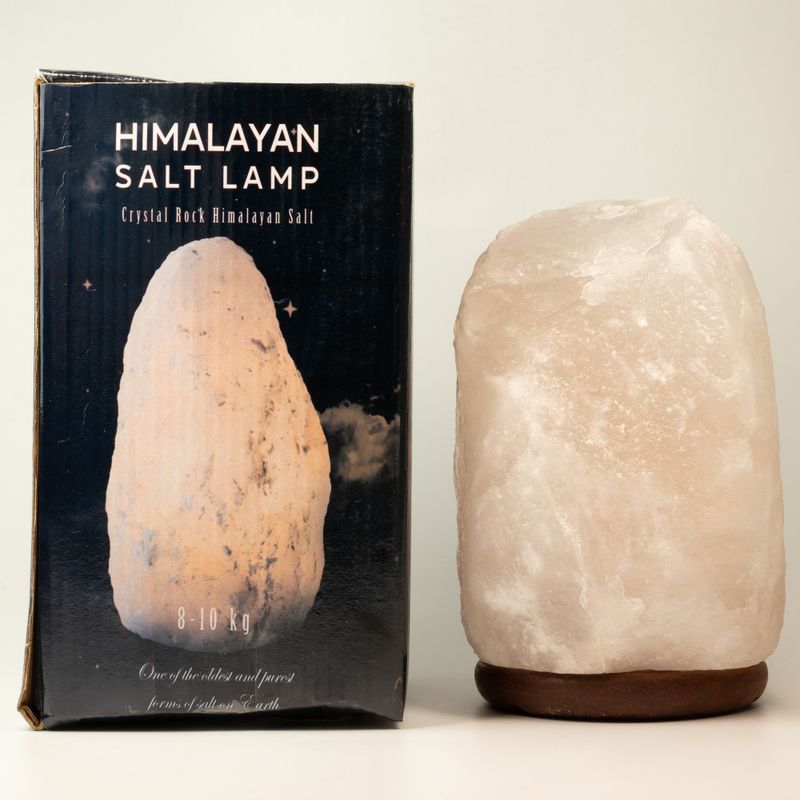 Crystal Rock сольова лампа з гімалайської солі - та база приблизно 8–10 кг