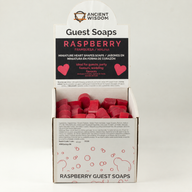 Heart Guest Soaps - Raspberry