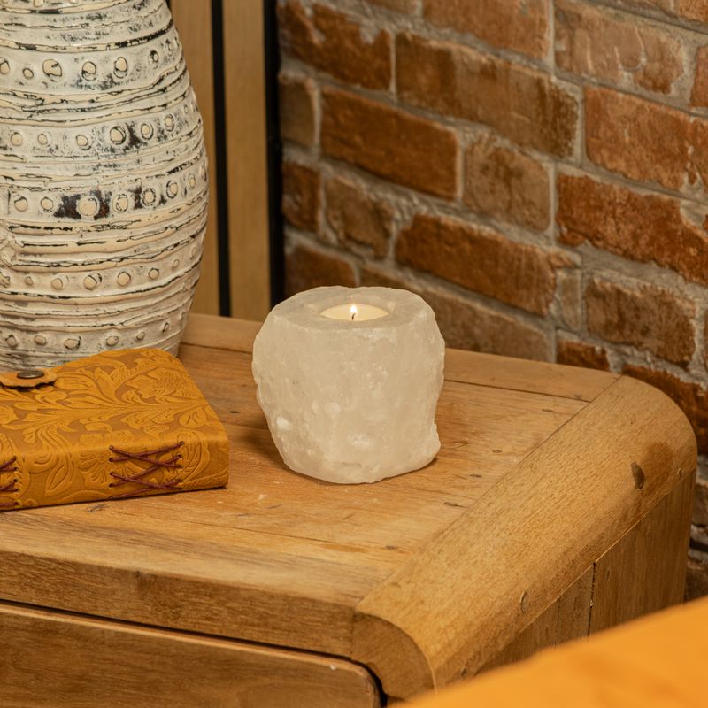 Crystal Rock Свічник із гімалайської солі 600-800 г