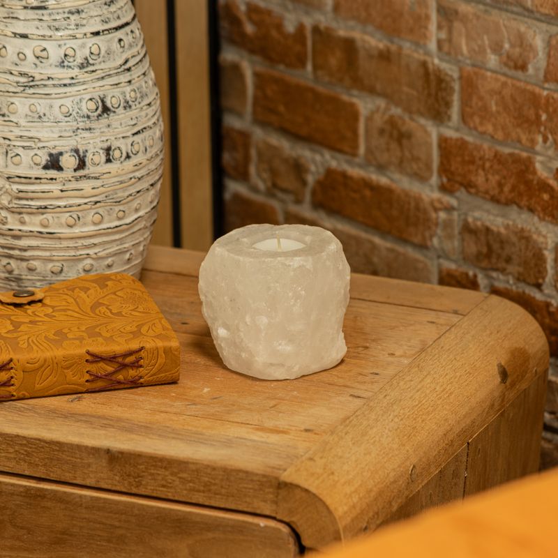 Crystal Rock Свічник із гімалайської солі 600-800 г
