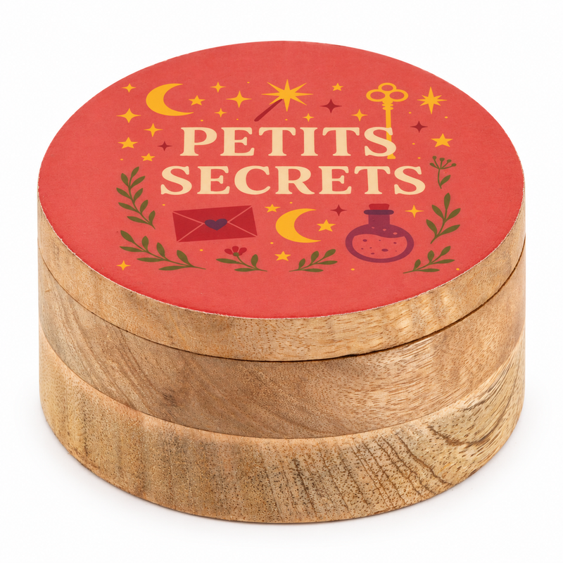 Кругла емальована скринька - Petite Secrets