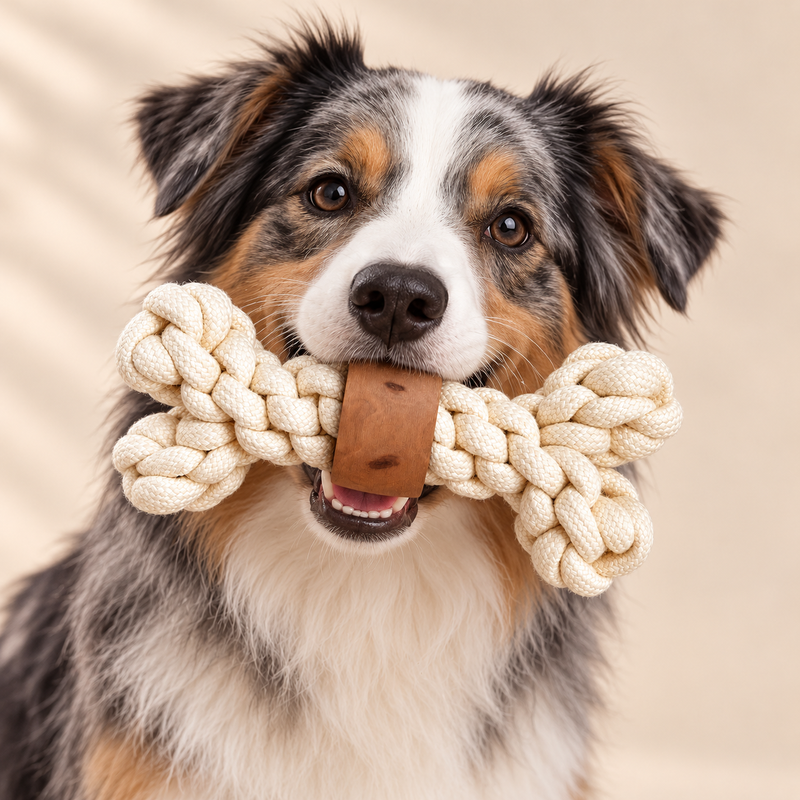 PAW Toys - Жувальна іграшка з кавового дерева - Кістка Power Knot