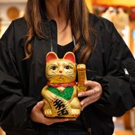 Велика Фігурка Кота на Удачу