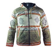 Nomad Sari - Куртка Himalayan Soul - Розмір M - Зелена Мантра