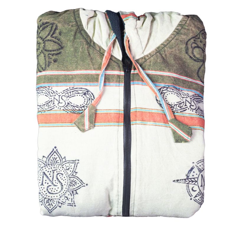 Nomad Sari - Куртка Himalayan Soul - Розмір M - Зелена Мантра
