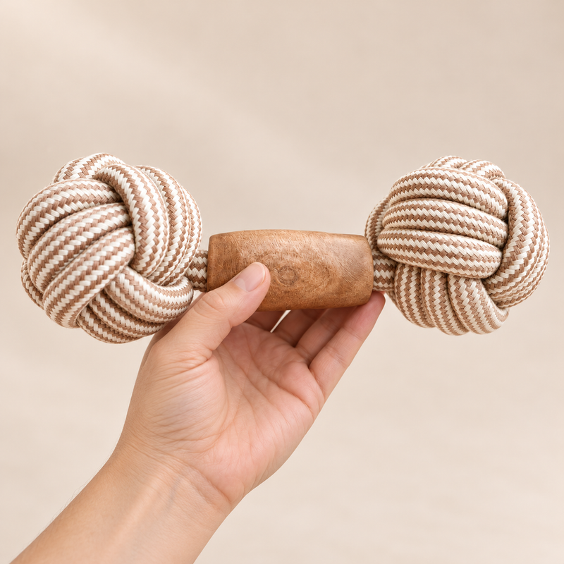 PAW Toys - Жувальна іграшка з кавового дерева - Double Trouble Tug