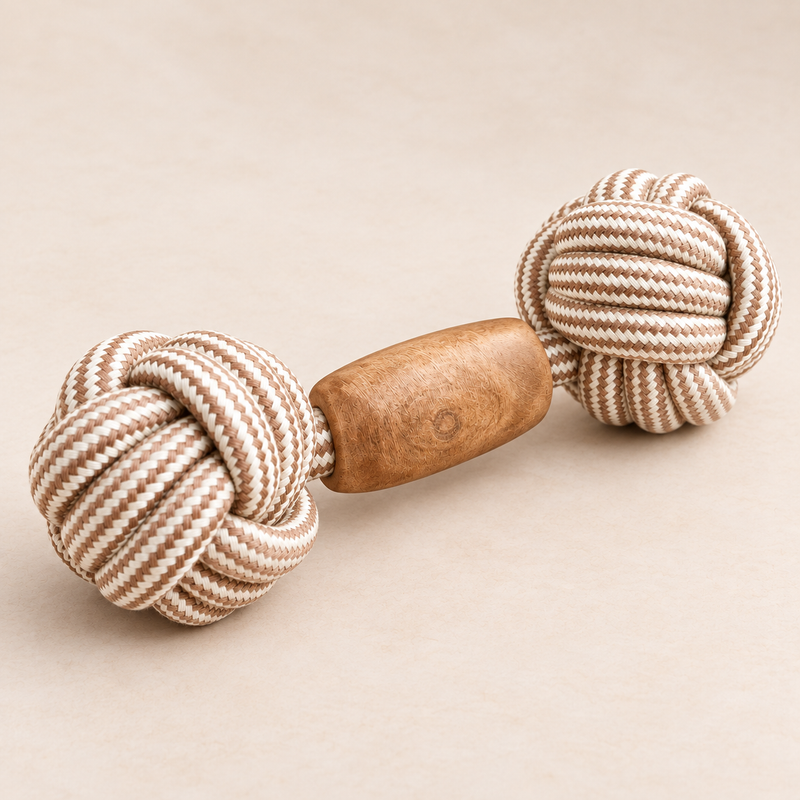 PAW Toys - Жувальна іграшка з кавового дерева - Double Trouble Tug