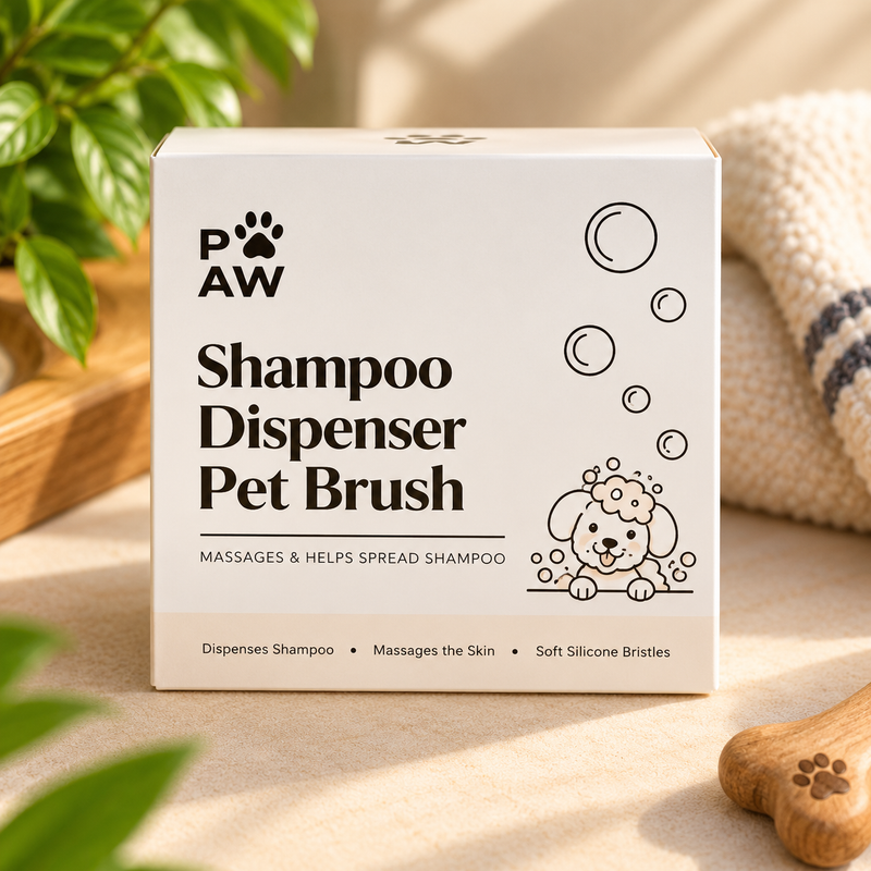 Інструменти для догляду PAW - Шампунь та Масажер Easy Wash - Силіконові щетинки