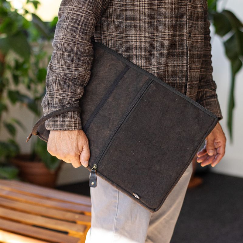Велика сумка для ноутбука Stonewash - Вугільний