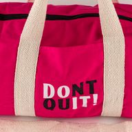 Спортивна сумка Don't Quit - Вишнево-рожева