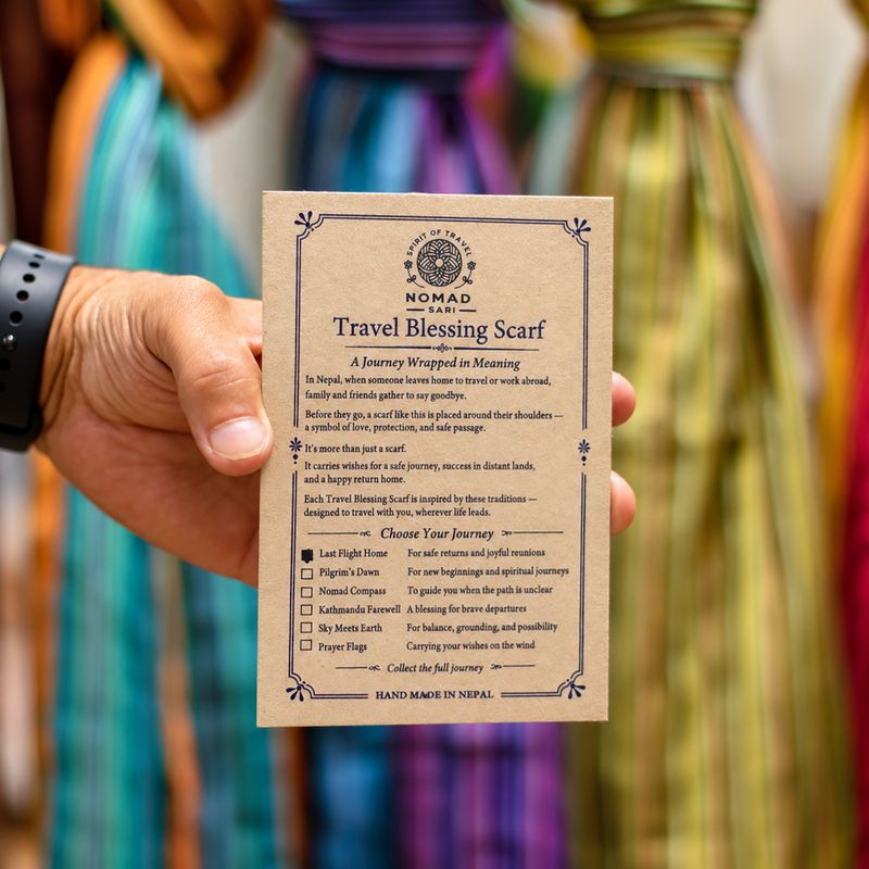 Стартовий набір Nomad Sari Travel Blessing Scarves – 72 шарфи + БЕЗКОШТОВНА стійка для демонстрації