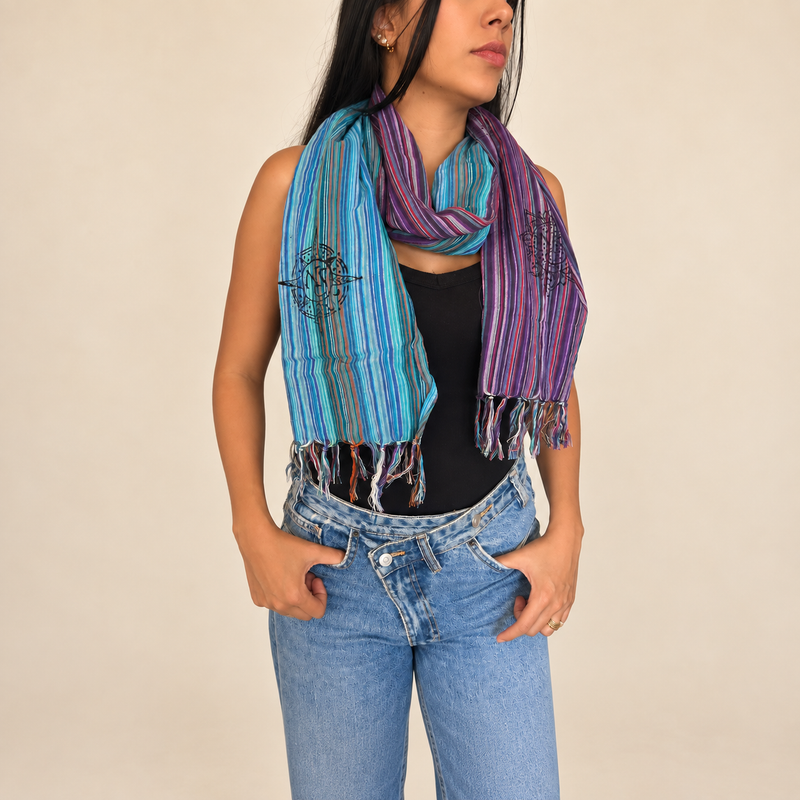 Стартовий набір Nomad Sari Travel Blessing Scarves – 72 шарфи + БЕЗКОШТОВНА стійка для демонстрації