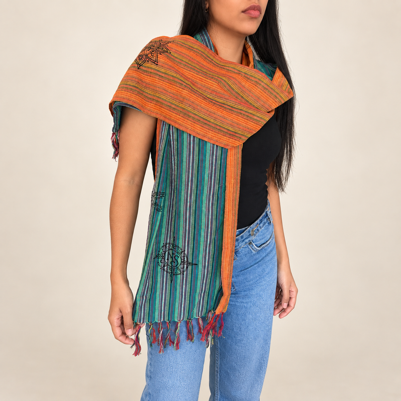 Стартовий набір Nomad Sari Travel Blessing Scarves – 72 шарфи + БЕЗКОШТОВНА стійка для демонстрації