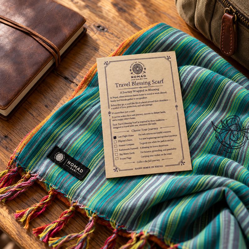 Стартовий набір шарфів Nomad Sari Travel Blessing – 36 шарфів