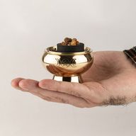 Баночка для вугільних пахощів - Потрійний Місяць та Пентаграма
