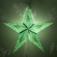 Зоряна лампа - Green Festival - П'ятикутна - 60 см