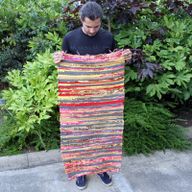 Малий Плетений Килим 50x90 см